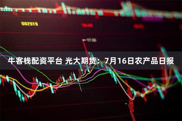 牛客栈配资平台 光大期货：7月16日农产品日报